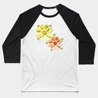 cosmosflower blossom daisy flower tendril daisies bloom Baseball T-Shirt